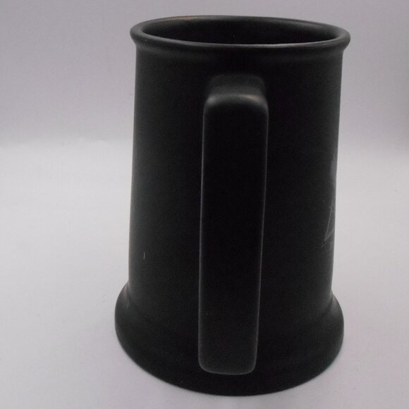 HARRY POTTER HOGWARTS CREST TALL COFFEE TEA MUG CUP BLACK GRAY CERAMIC - Picture 4 of 10